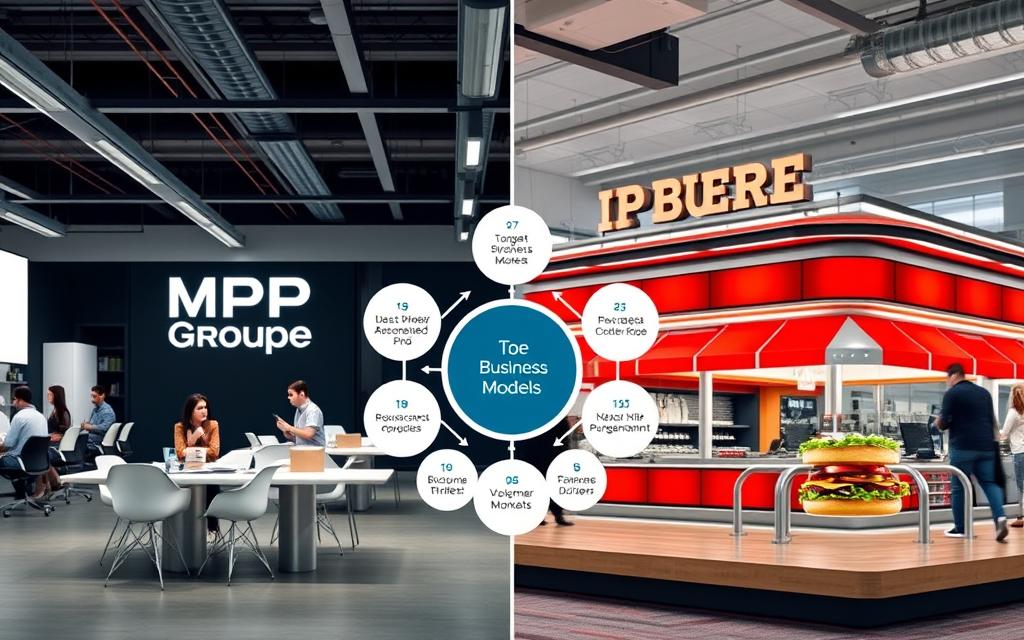 Business model comparison of MPP Groupe and IP Burger